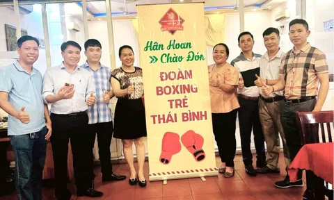 Ấm áp tình thân với các vận động viên Boxing trẻ Thái Bình tại TP Hồ Chí Minh