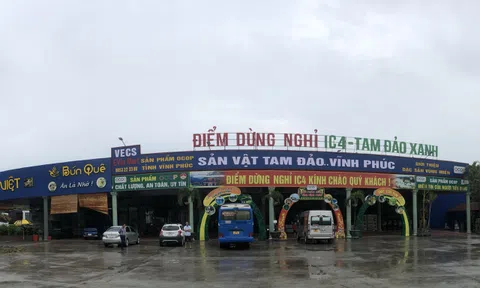 Trạm dừng nghỉ IC4  Tam Đảo Xanh điểm đến nghỉ ngơi và mua sắm các đặc sản của Vĩnh Phúc