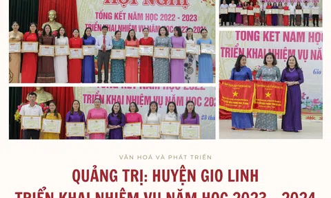 Quảng Trị: huyện Gio Linh Triển khai nhiệm vụ năm học 2023 - 2024