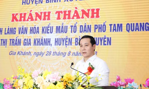 Vĩnh Phúc: Đưa khu thiết chế văn hóa - thể thao tổ dân phố Tam Quang (thị trấn Gia Khánh - Bình Xuyên) vào hoạt động