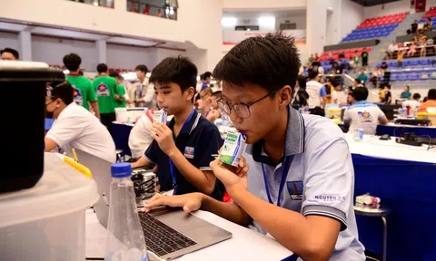 Vinamilk tiếp sức nhà vô địch nhí bứt phá tại Robotacon WRO 2023