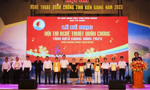 Bế mạc Hội thi Nghệ thuật quần chúng tỉnh Kiên Giang năm 2023