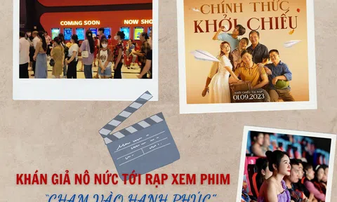 Khán giả nô nức tới rạp xem phim “Chạm vào hạnh phúc”