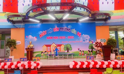 Hà Nội: Trường mầm non Quang Minh B khai giảng năm học mới 2023 - 2024