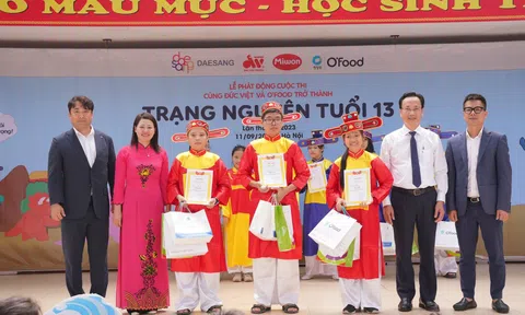 Lễ phát động cuộc thi toàn quốc “Cùng Đức Việt & O’food trở thành Trạng nguyên tuổi 13”- Lần thứ ix - năm 2023