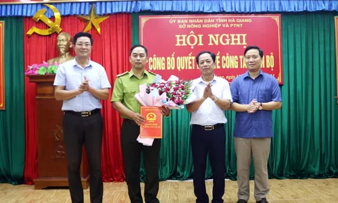 Hà Giang: Ông Đào Duy Tuấn được bổ nhiệm giữ chức Chi cục trưởng Chi cục Kiểm lâm