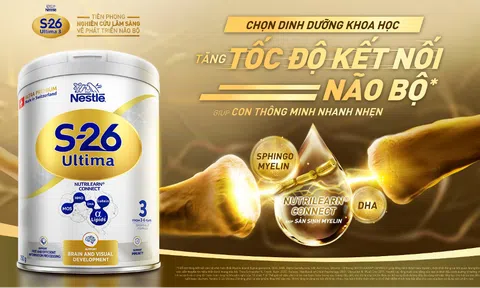 Nestlé giới thiệu sản phẩm dinh dưỡng khoa học S-26 Ultima 3 tiên phong nghiên cứu lâm sàng về tăng tốc độ kết nối não bộ