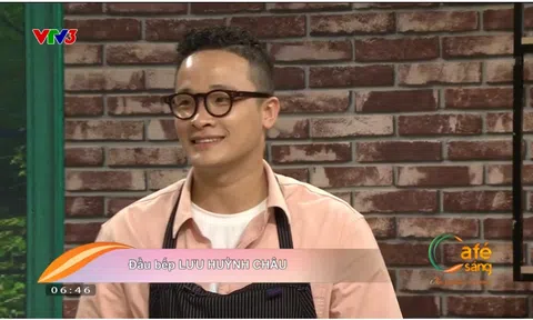 Đầu bếp Lưu Huỳnh Châu thể hiện tài năng ẩm thực trên sóng trực tiếp VTV