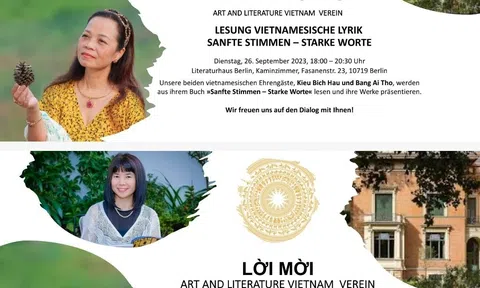 “Tiếng nói dịu dàng – Từ ngữ mạnh mẽ” -  thơ Việt tại Berlin (Đức)
