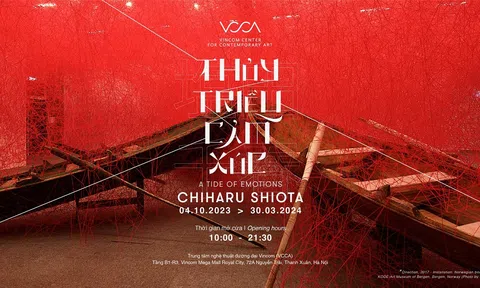 Mở cửa triển lãm sắp đặt ‘Thủy triều cảm xúc” của nghệ sĩ Chiharu Shiota tại Việt Nam
