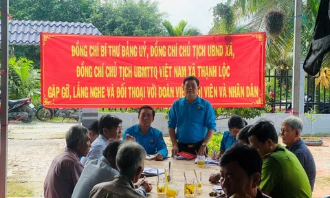 Kiên Giang: Đảng bộ xã Thạnh Lộc (Giồng Riềng) lắng nghe, đối thoại với nhân dân
