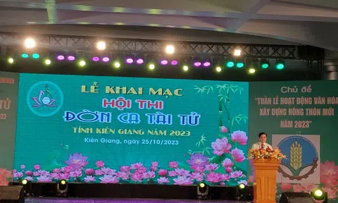 Kiên Giang: Hội thi đờn ca tài tử “Tuần lễ hoạt động văn hoá - Xây dựng nông thôn mới năm 2023”