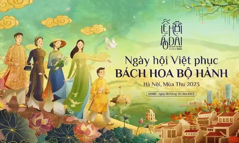 Tôn vinh nét đẹp trang phục truyền thống trong ngày hội Việt phục “Bách Hoa Bộ Hành 2023”
