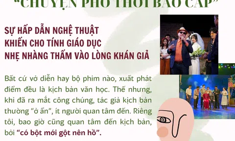 “Chuyện phố thời bao cấp”, sự hấp dẫn nghệ thuật khiến cho tính giáo dục nhẹ nhàng thấm vào lòng khán giả