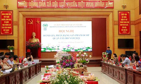 Quận Tây Hồ (Hà Nội) tôn vinh sản phẩm OCOP ưu việt năm 2023
