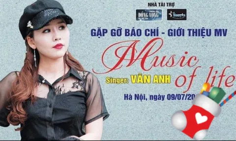 Đỗ Bá Vân Anh thành công ở buổi họp báo giới thiệu MV Music Of Life