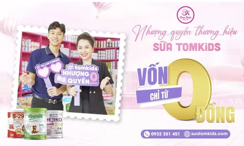 Nhượng quyền hệ thống sữa Tomkids - Cơ hội vàng cho các nhà đầu tư