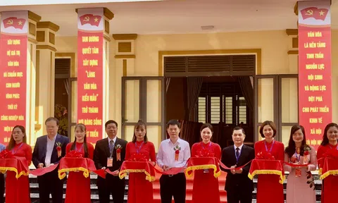 Vĩnh Phúc: Khu thiết chế văn hóa kiểu mẫu làng Chằm (Hoàng Đan - Tam Dương) đi vào hoạt động, góp phần nâng cao đời sống nông thôn mới