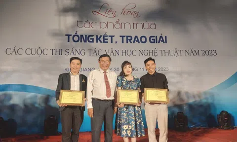 Kiên Giang: Trao giải Cuộc thi sáng tác văn học nghệ thuật năm 2023