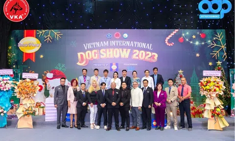 “Vietnam International Dog Show 2023" cuộc thi chó giống lớn nhất tại Việt Nam: Nơi quy tụ nhiều giống chó quý từ trong và ngoài nước
