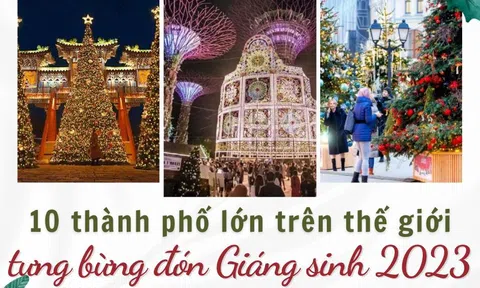 10 thành phố lớn trên thế giới tưng bừng đón Giáng sinh 2023