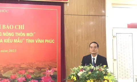 Trao giải báo chí " Vĩnh Phúc chung sức xây dựng nông thôn mới", "Văn hóa, du lịch, xây dựng Làng văn hóa kiểu mẫu"