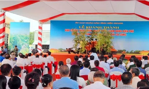 Kiên Giang: Khánh thành Khu chứng tích chiến tranh rừng tràm Bang Biện Phú, Đền thờ anh hùng liệt sĩ, người có công