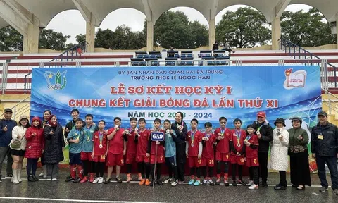 Trường THCS Lê Ngọc Hân: tưng bừng tổ chức văn nghệ, bóng đá, sơ kết học kỳ một
