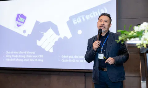 Nhà trường và doanh nghệp công nghệ giáo dục không thể thiếu nhau