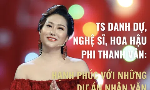 TS danh dự, nghệ sĩ, hoa hậu Phi Thanh Vân: Hạnh phúc với những dự án nhân văn do mình khởi xướng