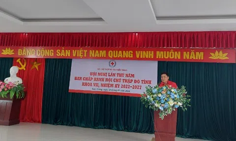 Kiên Giang: Hội chữ thập đỏ triển khai công tác năm 2024