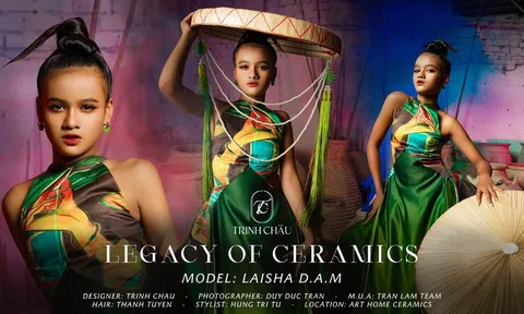 Mẫu nhí Laisha tự tin trình diễn Vedette cùng Top 5 Miss Universe Việt Nam 2023