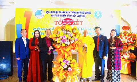 Hải Dương: Câu lạc bộ Thiện Nhân Tâm chùa Cương Xá tổ chức Hội nghị tổng kết công tác từ thiện xã hội năm 2023 và triển khai nhiệm vụ năm 2024