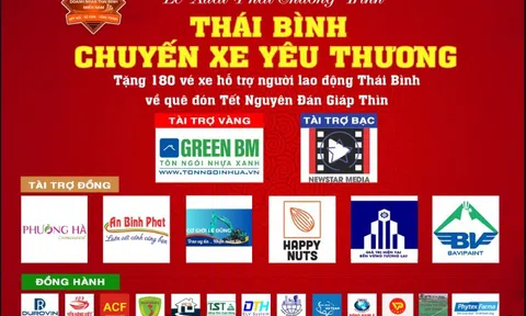 Ngày 1/2 - Chuyến xe yêu thương khởi hành từ TP Hồ Chí Minh về Thái Bình