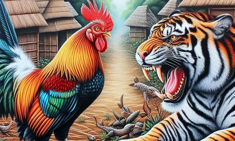 Câu chuyện về con gà cúng chiều ba mươi tết