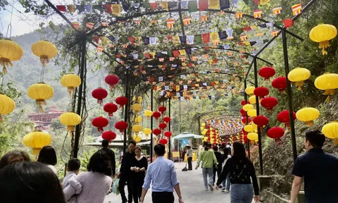 Vĩnh Phúc: Du khách về Tây Thiên hành lễ cầu may những ngày đầu năm mới