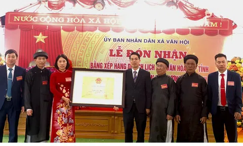 Vĩnh Phúc: Đình Vân Hội đón nhận Bằng xếp hạng Di tích lịch sử, văn hóa cấp tỉnh