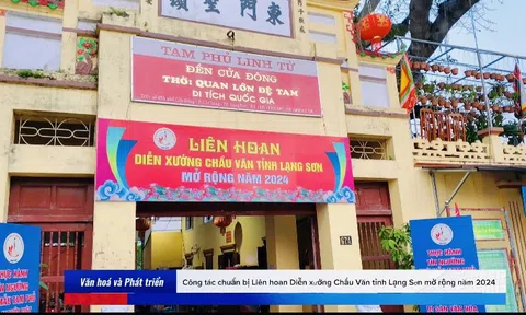 Hoàn tất chuẩn bị Chương trình “Liên hoan Diễn xướng Chầu Văn tỉnh Lạng Sơn mở rộng" năm 2024
