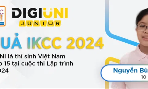 Thí sinh Việt Nam duy nhất lọt top 15 cuộc thi lập trình dành cho trẻ IKCC 2024