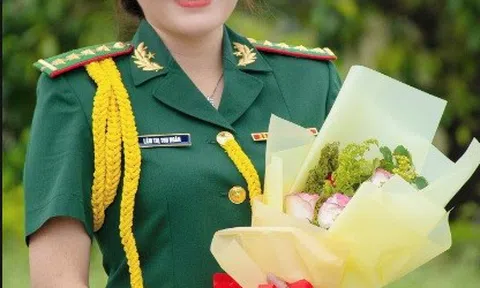Kiên Giang: Đại uý Lâm Thị Thu Ngân học tập và làm theo gương Bác Hồ