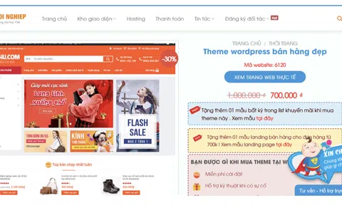 Web khởi nghiệp – Hỗ trợ xây dựng website bán hàng nâng cao trải nghiệm mua sắm trực tuyến