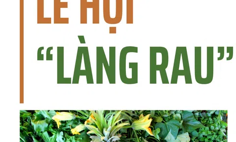 Đi xem lễ hội “làng rau”