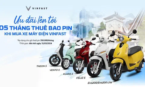 Vinfast ưu đại hấp dẫn cho khách hàng mua xe máy điện trong tháng 3