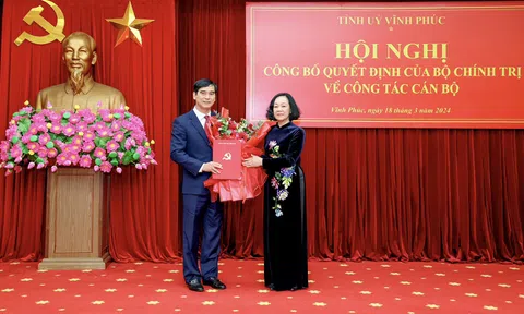 Vĩnh Phúc có tân Bí thư Tỉnh ủy