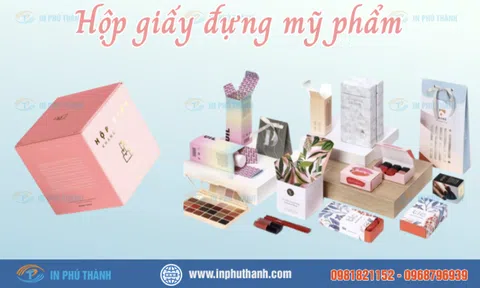 Xưởng in hộp giấy đựng mỹ phẩm chất lượng giá rẻ tại TPHCM