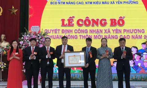 Vĩnh Phúc: Yên Phương ( Yên Lạc) đạt chuẩn Nông thôn mới nâng cao
