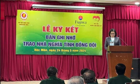 Thành phố Hồ Chí Minh: Ký kết ghi nhớ trao nhà nghĩa tình đồng đội