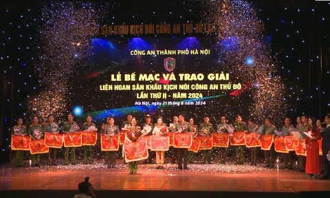 Bế mạc Liên hoan Sân khấu kịch nói Công an Thủ đô lần thứ II - 2024