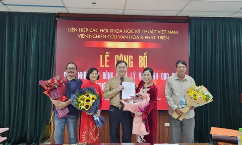 Viện Nghiên cứu Văn hóa và Phát triển công bố ban lãnh đạo nhiệm kỳ 2024 - 2029