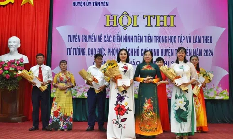 Tân Yên, Bắc Giang: Hội thi tuyên truyền về các điển hình tiên tiến trong học tập và làm theo Hồ Chí Minh